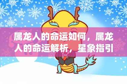 属龙人的命运解析,星象指引下的未来展望