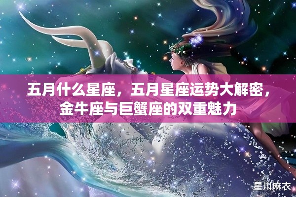 五月星座运势揭秘,金牛座与巨蟹座的双重魅力解密
