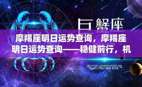 摩羯座明日运势详解,稳健前行,机遇与挑战并存