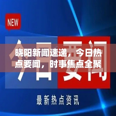 晓阳新闻速递,今日热点要闻,时事焦点全聚焦